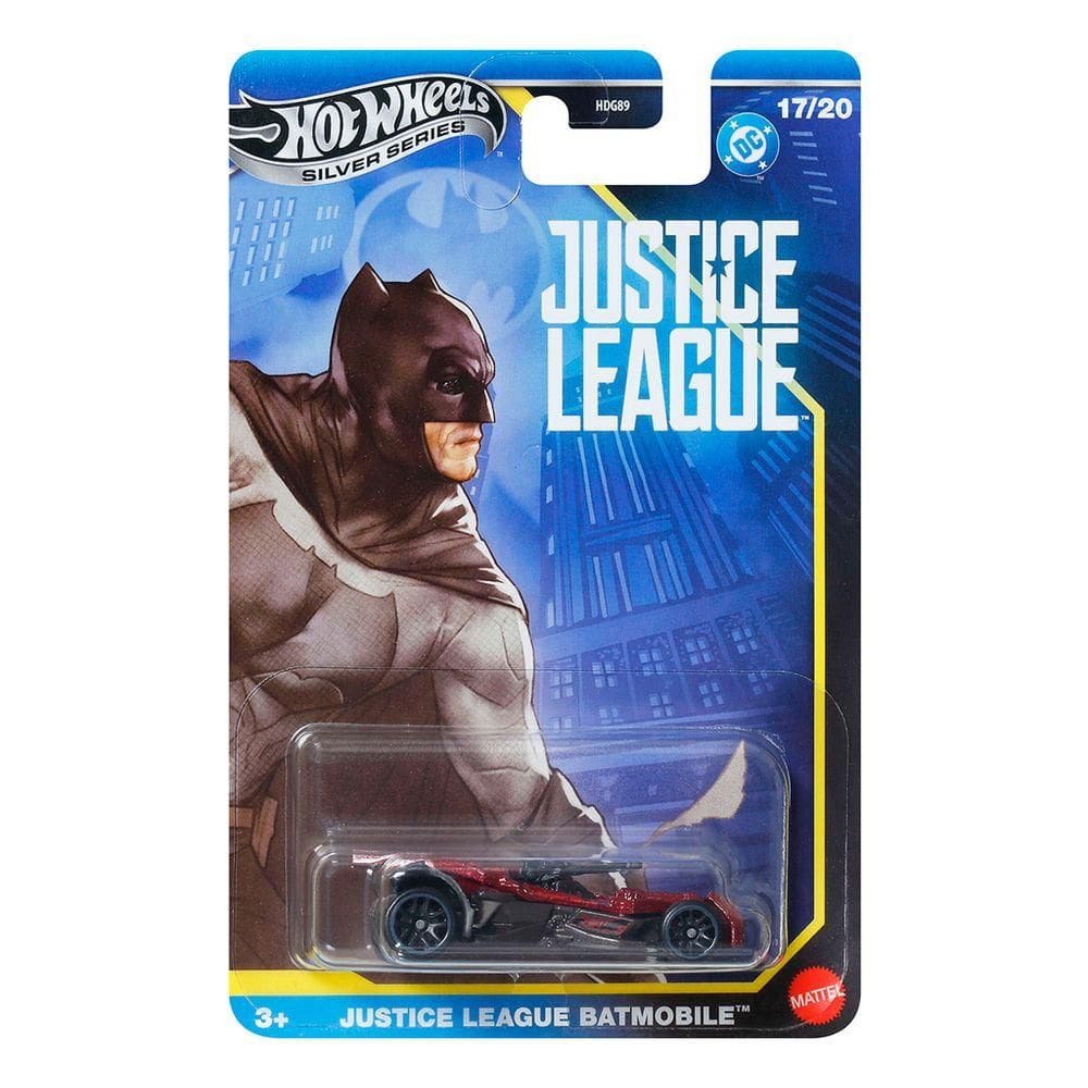 Hot Wheels Carro Batman Liga da Justiça Batmóvel - Mattel