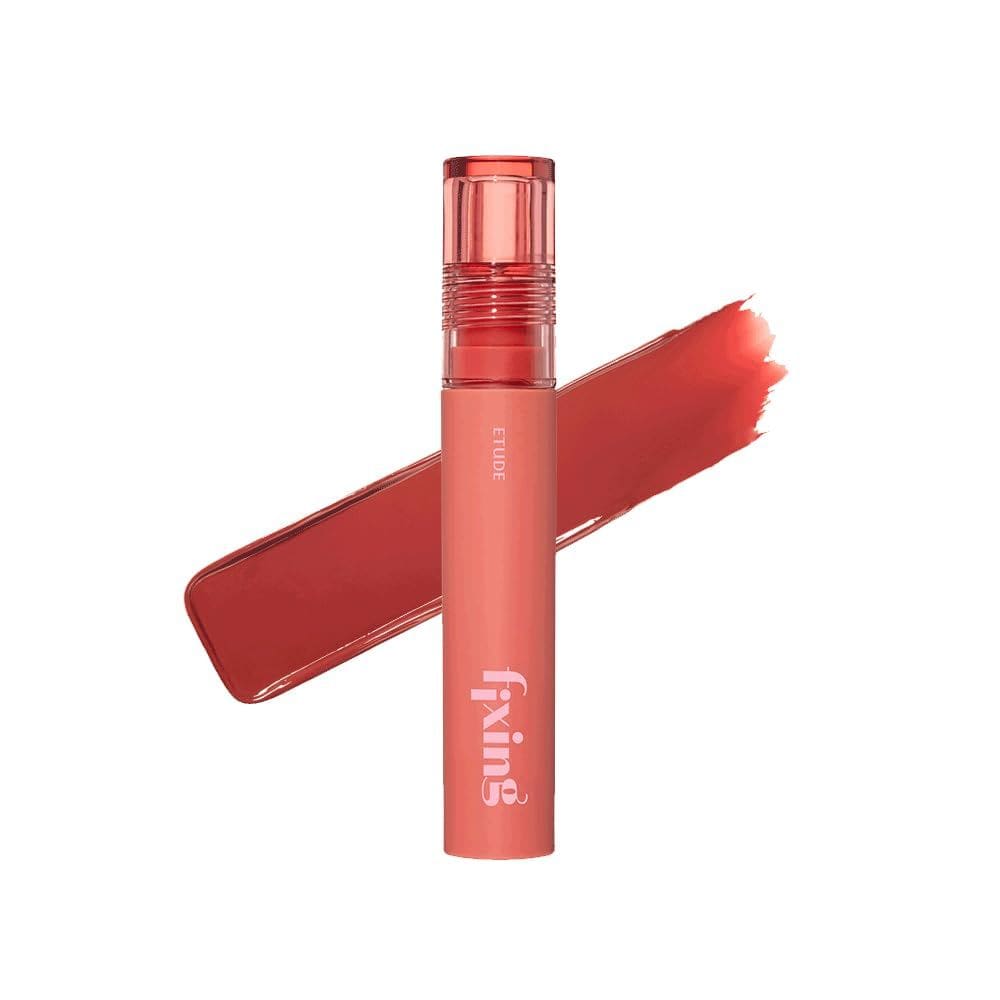 Batom líquido ETUDE Fixing Tint #02 Vintage Red 4mL