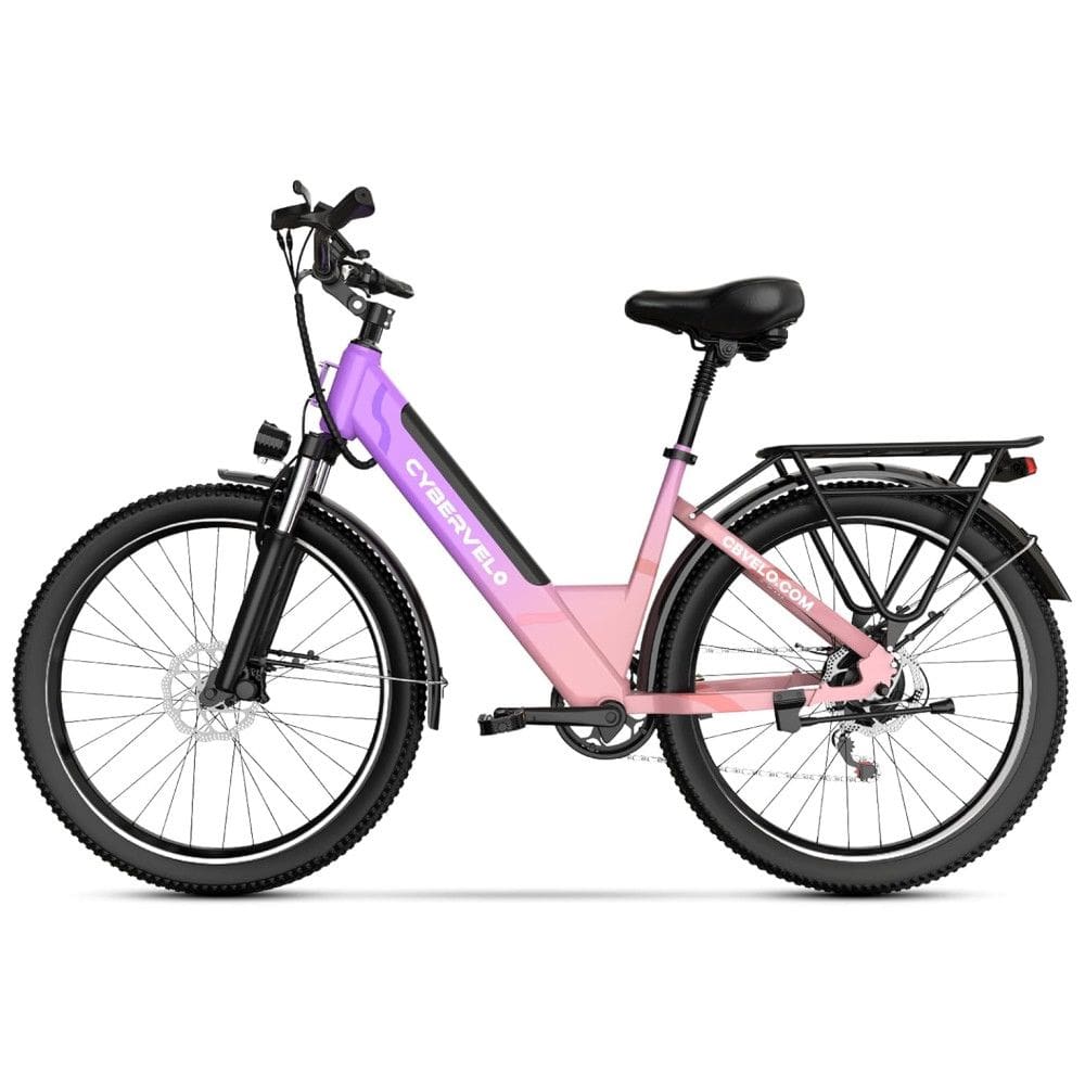 Bicicleta Elétrica Cybervelo EK2 1500W Pico, Autonomia 128km, Suspensão Completa, Freios a Disco, Tela LCD, 7 Velocidades – Aço Reforçado