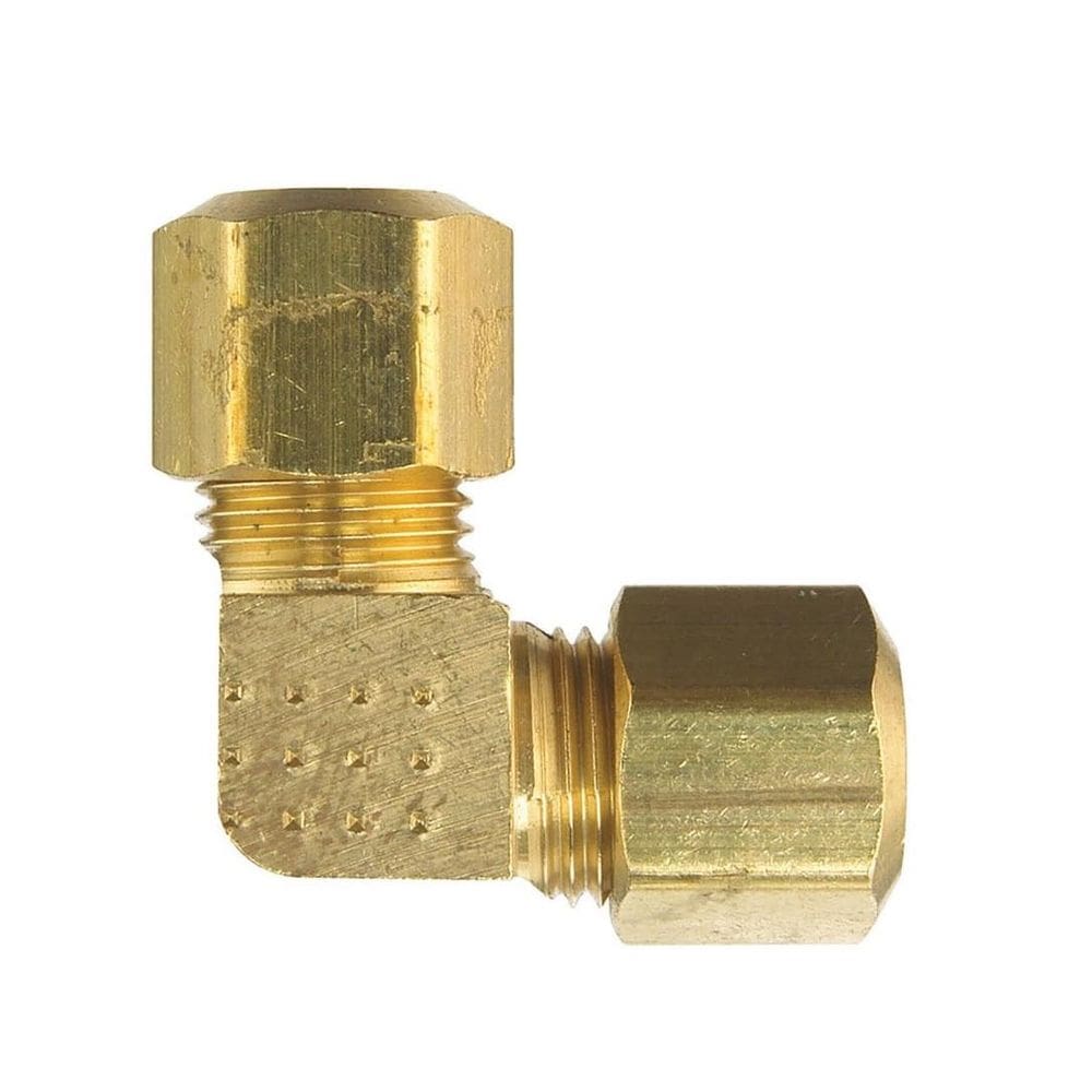 Encaixe de mangueira HOMEPLUS+ Cotovelo de latão de compressão de 5/8”