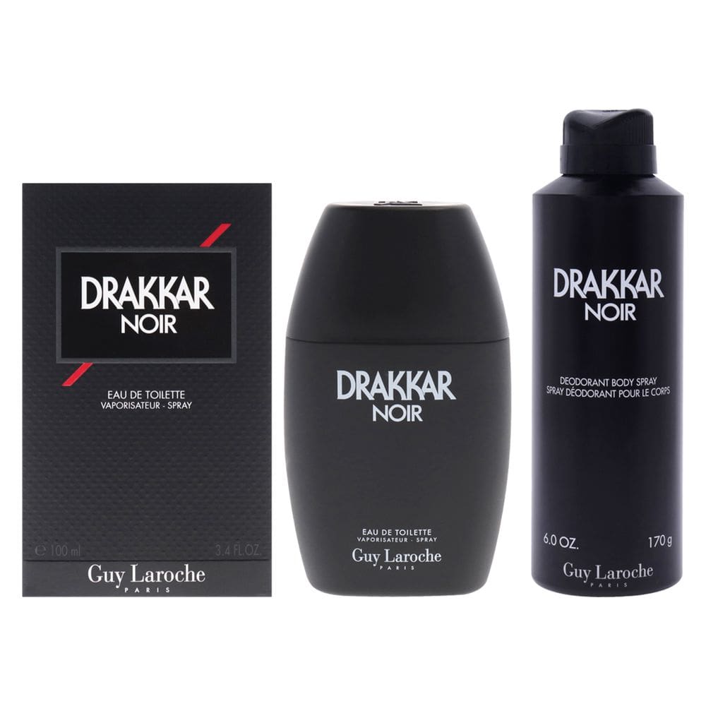 Conjunto de 2 peças de perfume Guy Laroche Drakkar Noir para homens