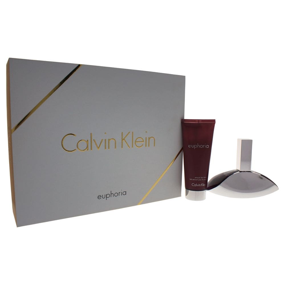 Conjunto de presente de perfume Calvin Klein Euphoria, 2 peças para mulheres