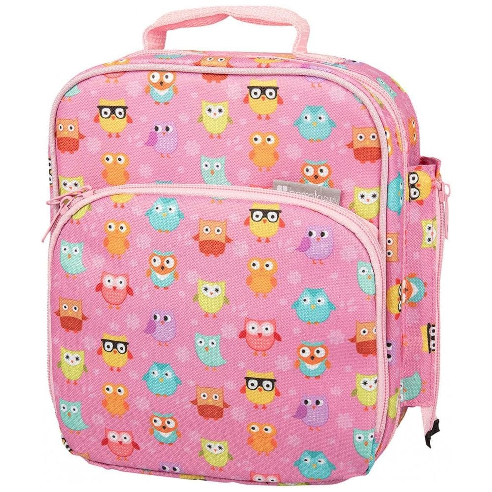 Lancheira Infantil Coruja com Isolamento, Para 3 Anos ou Mais, Cor, BENTOLOGY, Rosa