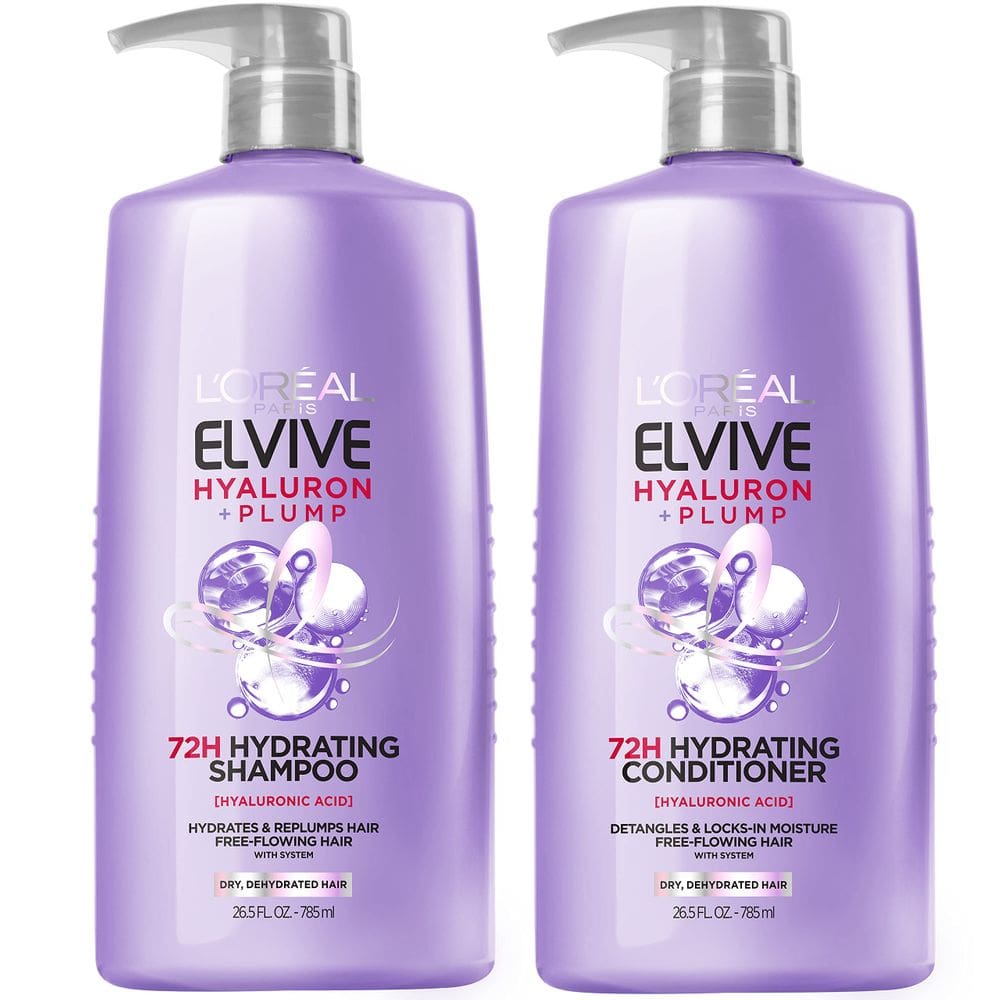 Conjunto de shampoo e condicionador L`Oreal Paris Elvive Hyaluron