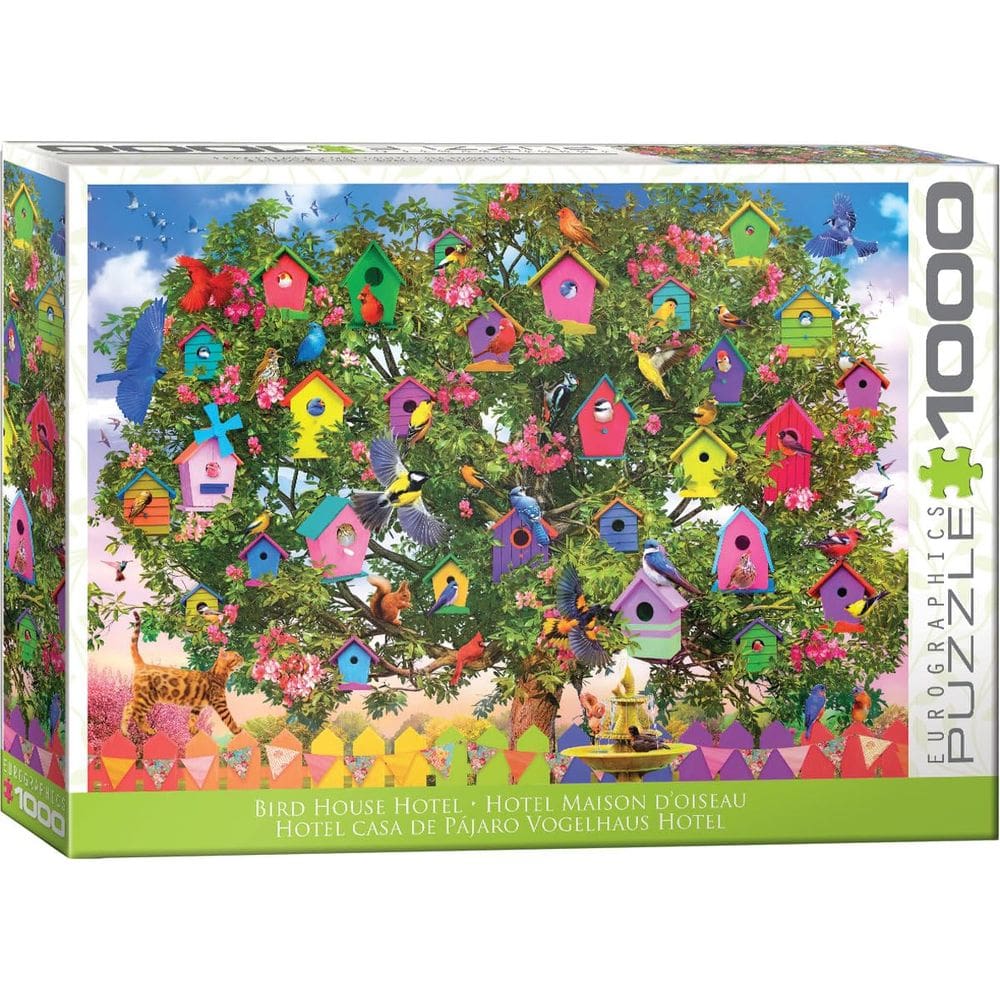 Quebra-cabeça EuroGraphics Bird House Hotel de 1000 peças