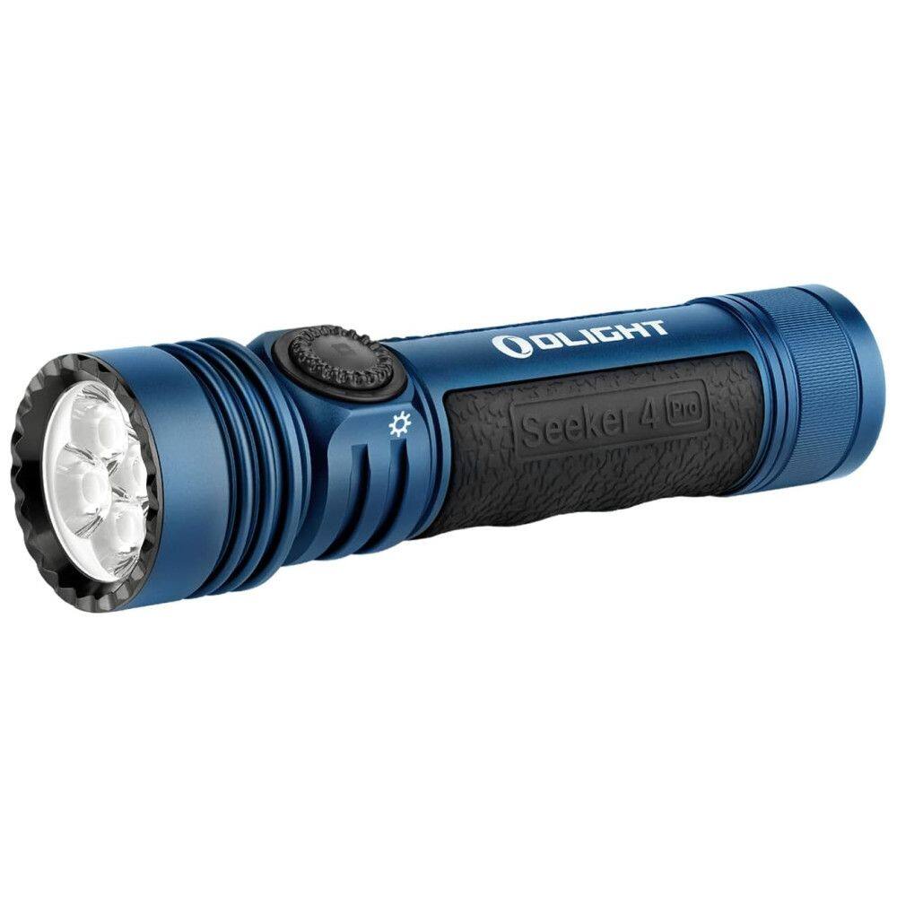 Lanterna Recarregável OLIGHT Seeker 4 Pro, 4600 Lumens - Potente e Brilhante, Resistente à Água IPX8