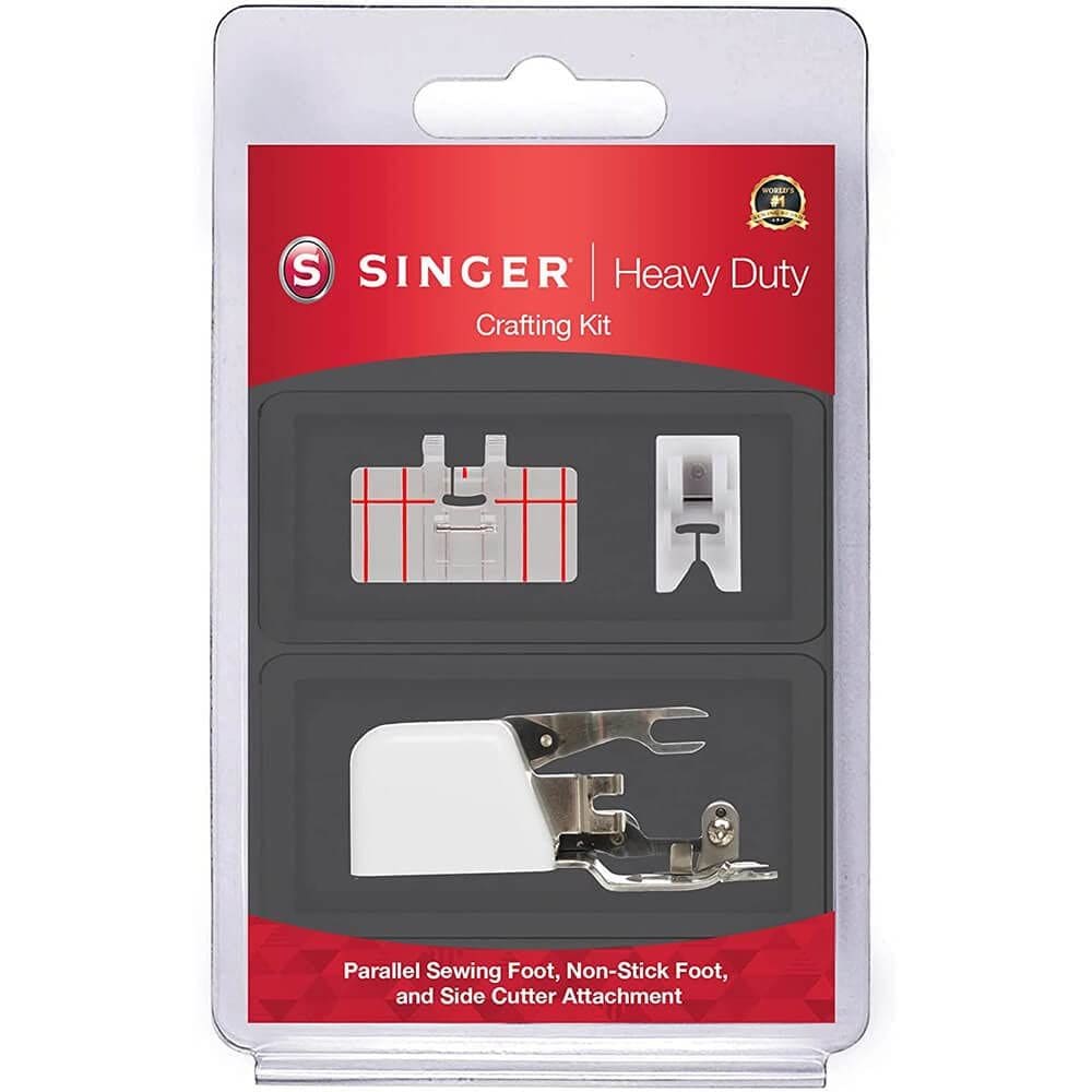 Kit de pés de pressão SINGER Heavy-Duty Crafting com cortador lateral