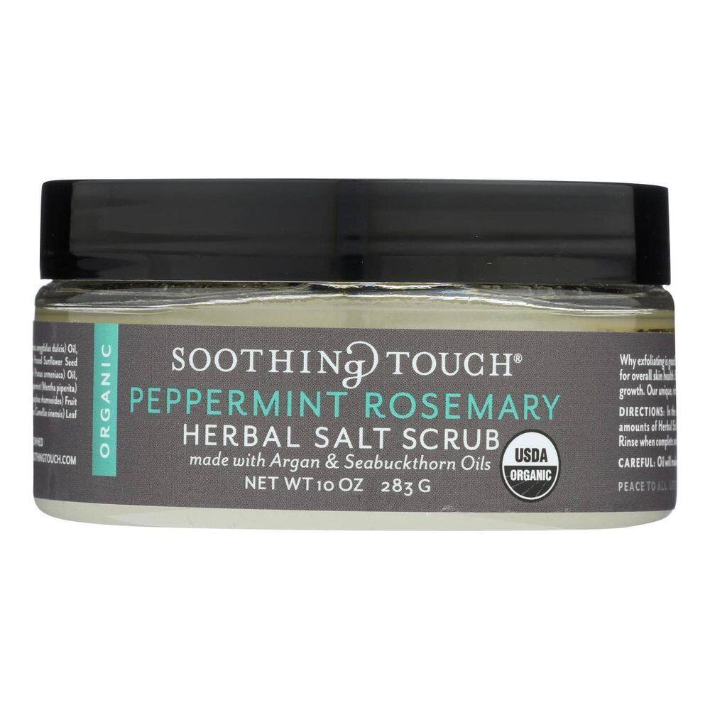 Scrub Soothing Touch, sal orgânico, hortelã, alecrim