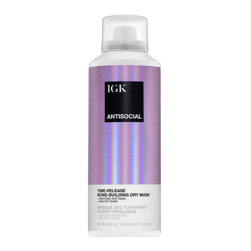 Máscara capilar IGK ANTISOCIAL Bond-Building Repair Soften Shine 150 ml