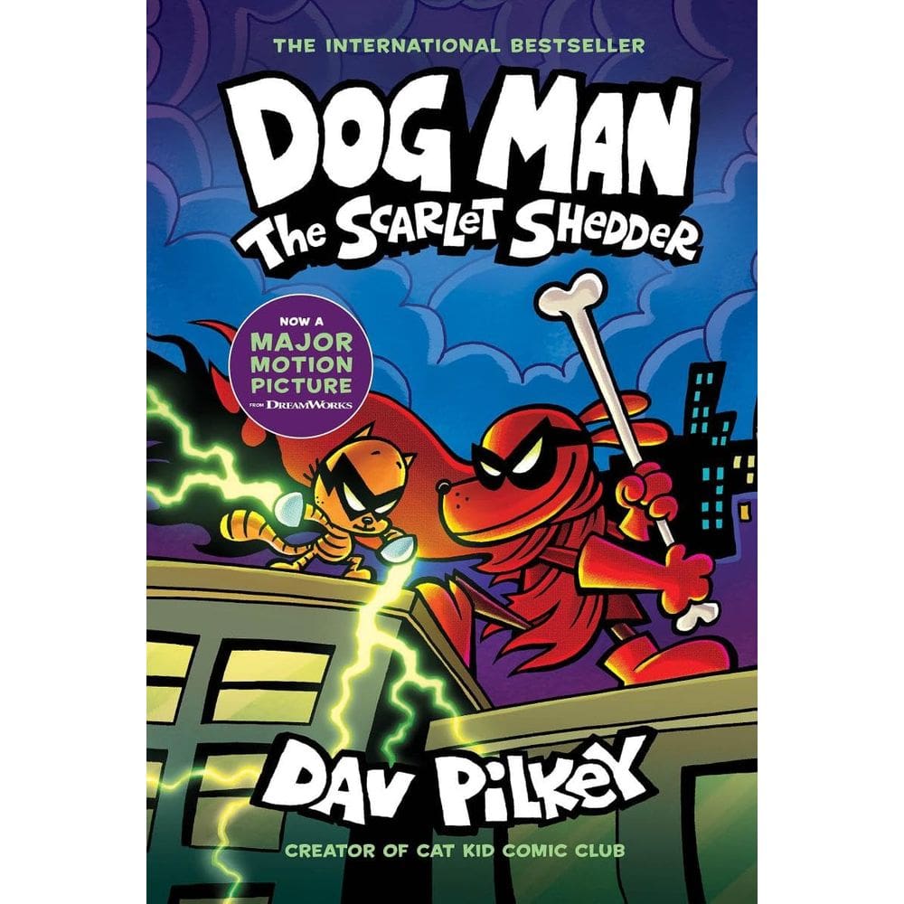 Novela gráfica Scholastic Dog Man The Scarlet Shedder #12