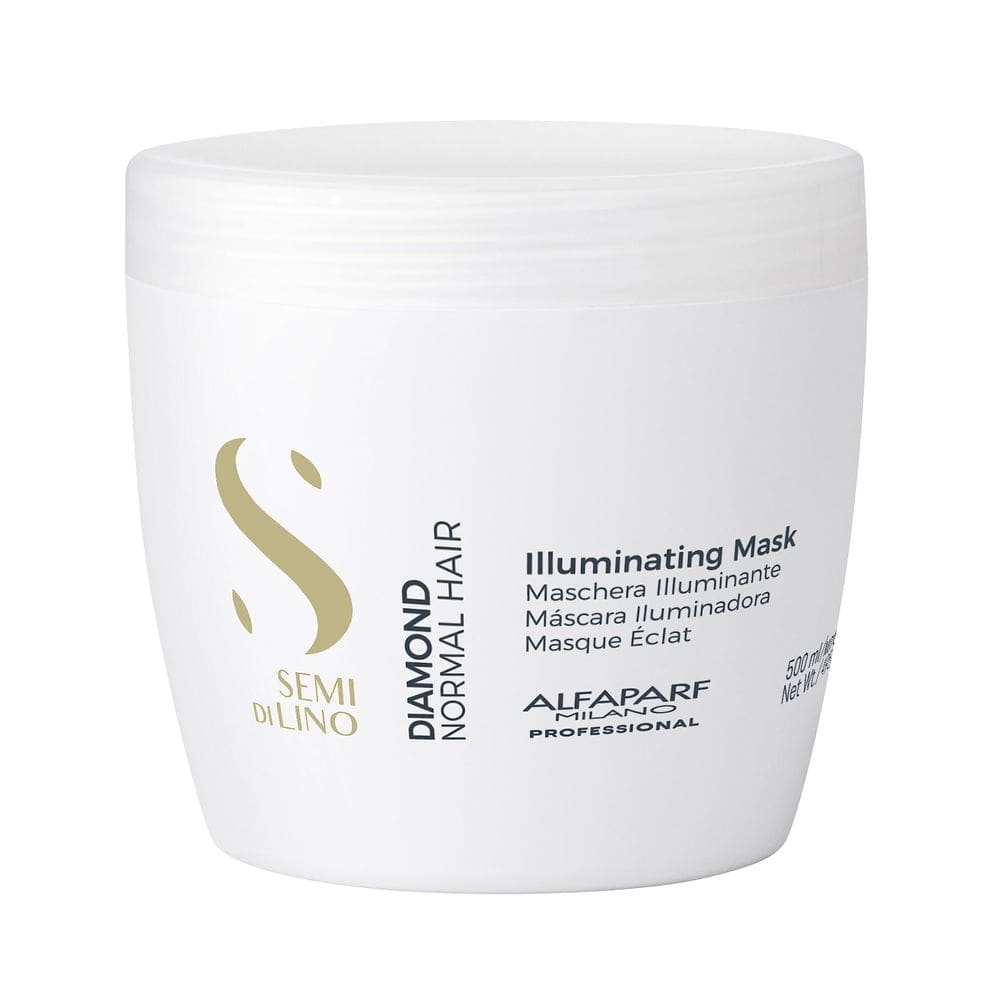 Máscara capilar Alfaparf Milano Semi Di Lino Diamond 500mL para cabelos normais