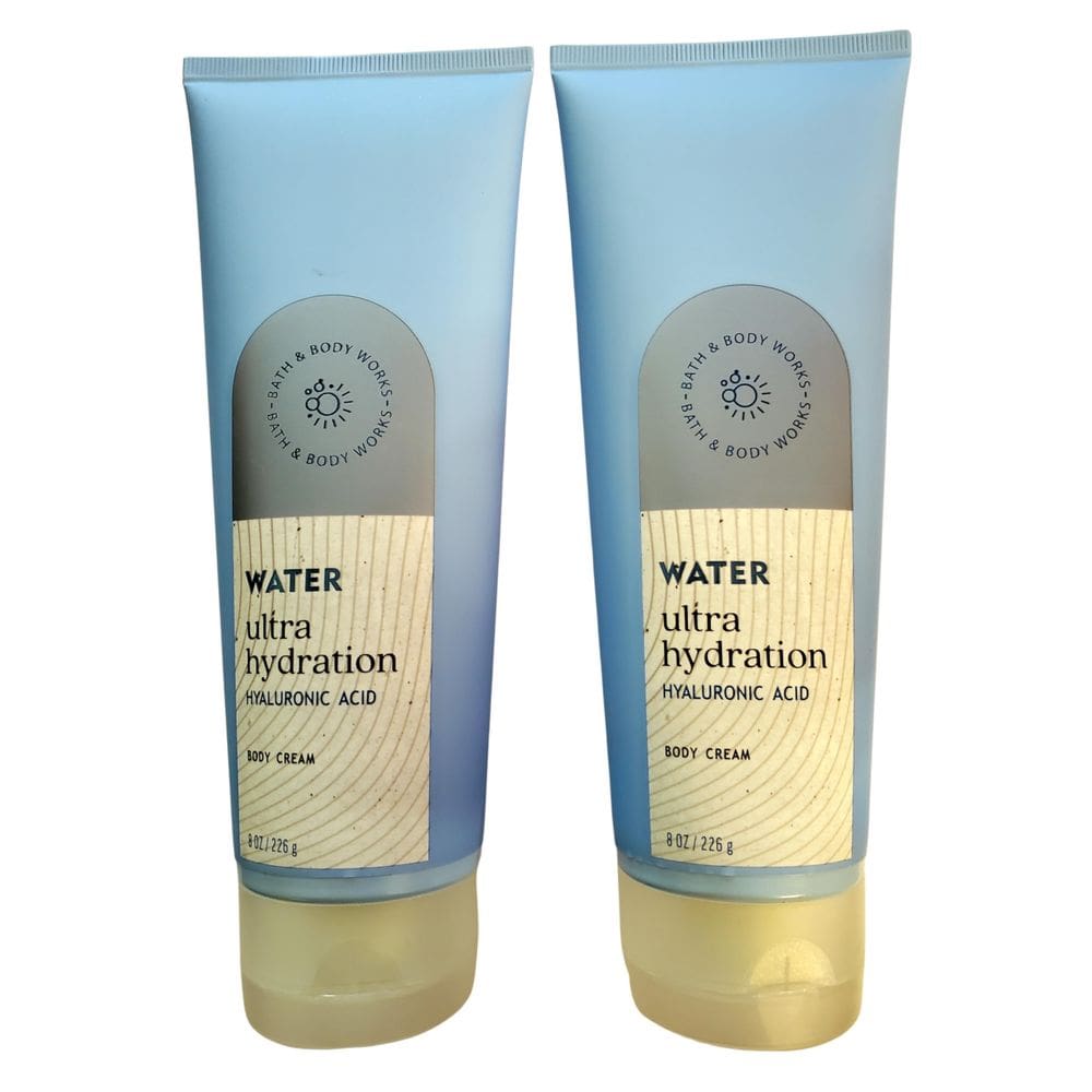 Creme Corporal Bath & Body Works Water Ultra Hydration 240mL x2