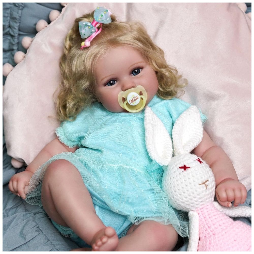 Bebê Recém-Nascido Newborn,Bonecas Realistas JIZHI Reborn de 50 cm: Pele e Cabelo Naturais - Inclui Kit de Alimentação e Caixa de Presente