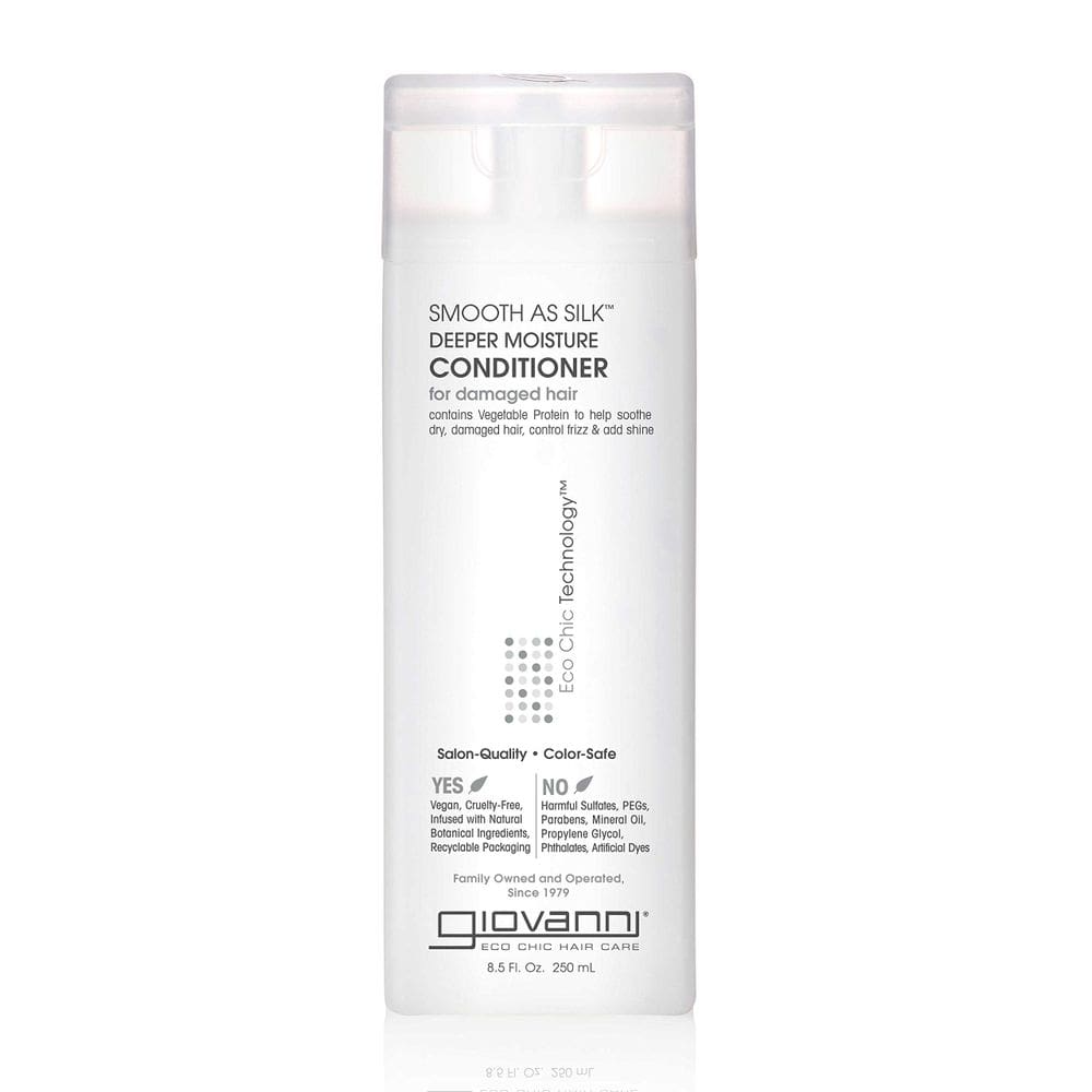 Condicionador GIOVANNI Smooth As Silk 250 ml vegano sem crueldade