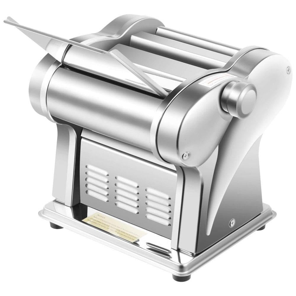 Máquina de Fazer Massa Elétrica Comercial, Rolo de Massa Elétrico, 6 Velocidades, Espessura Ajustável, Ideal para Fazer Massas e Noodles em