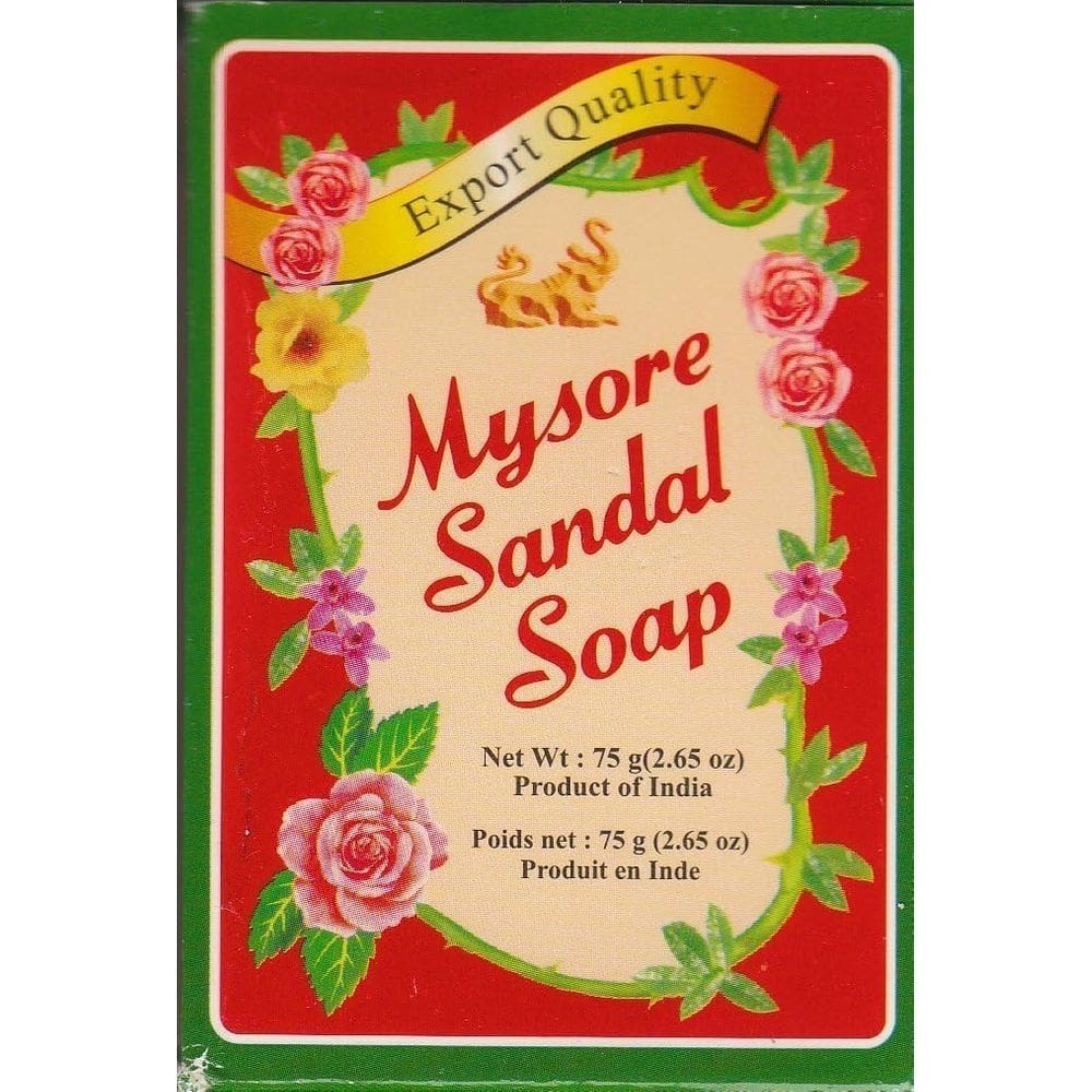Pacote de sabonete Soap Mysore Sandal com 4 óleos de sândalo 100% puro