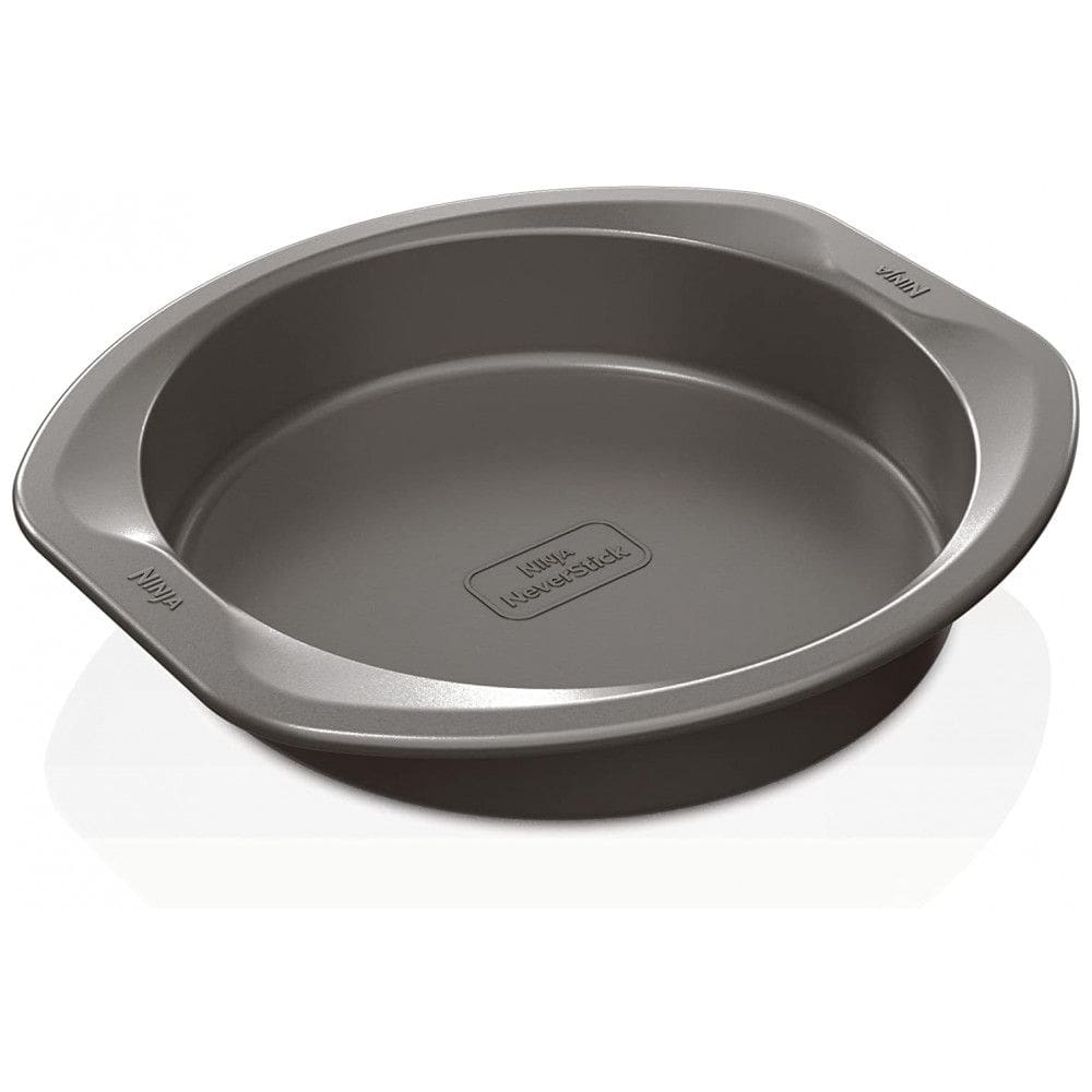 Forma de Bolo Redonda Antiaderente Segura para Forno até 260C, Ninja B30309, Cinza