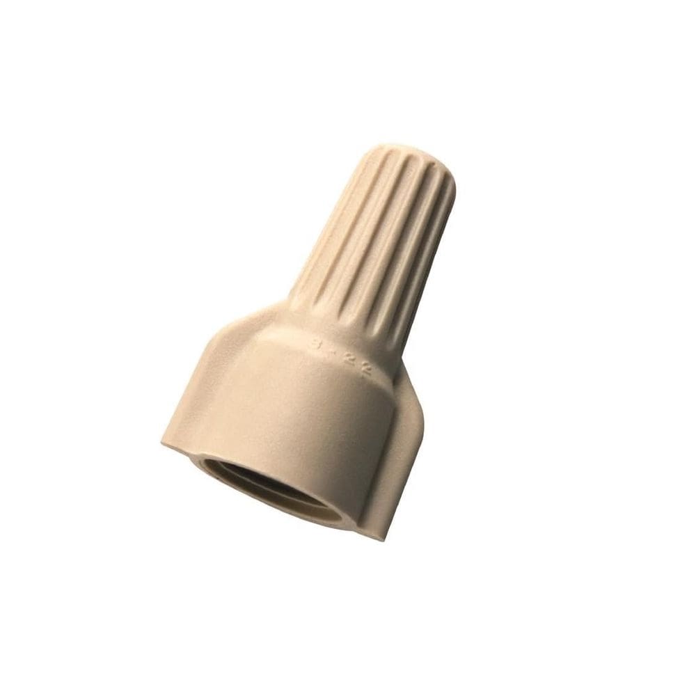 Conectores de fio de cobre Ideal 773307 Tan, pacote com 25
