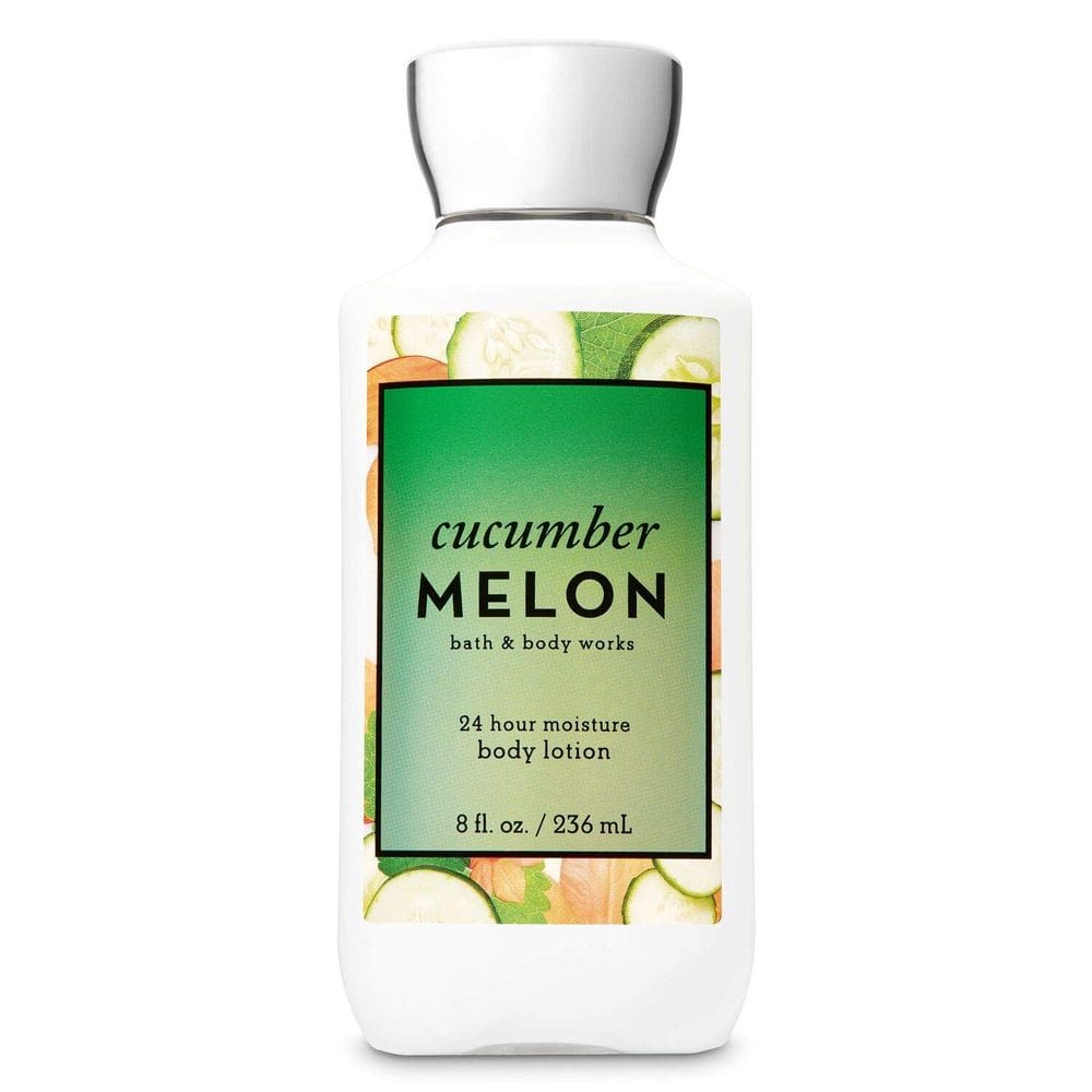 Loção Bath & Body Works Karité e Vitamina E Pepino e Melão 240 mL