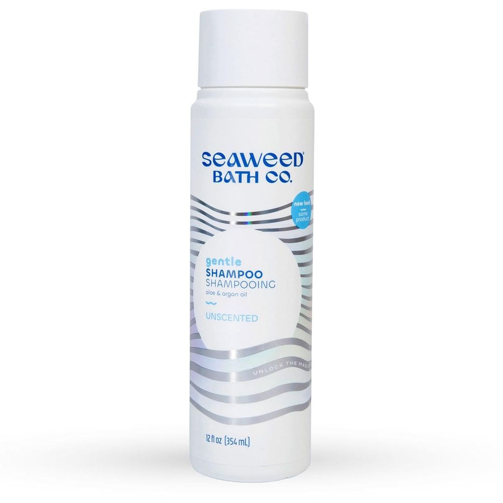 Shampoo Seaweed Bath Co. Couro cabeludo sensível suave e sem perfume de 355 ml