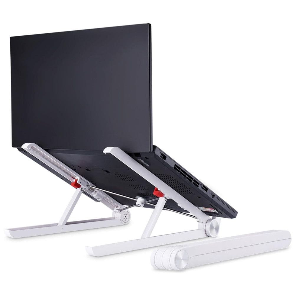 Suporte Ergonômico Laptop Dobrável Ajustável, JUBOR JBLS001, Branco