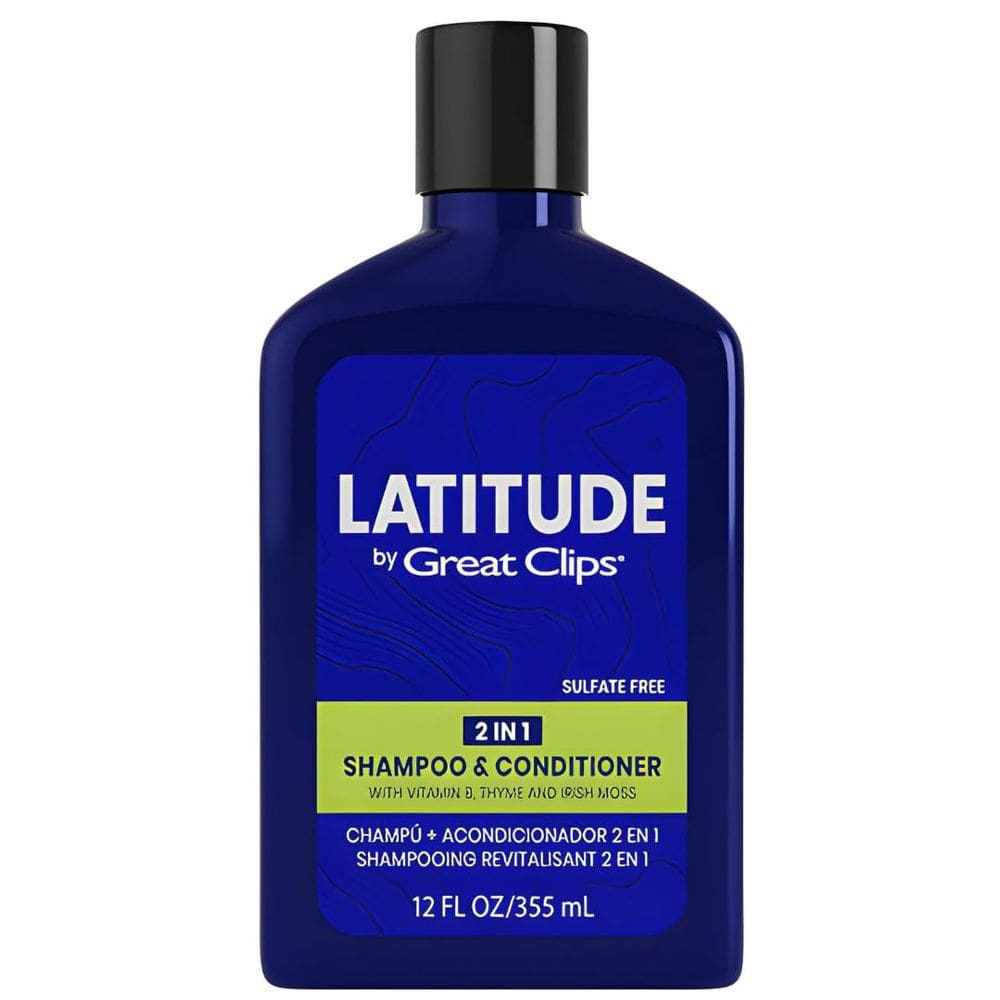 Shampoo e condicionador GREAT CLIPS LATITUDE 2 em 1 355 ml para homens