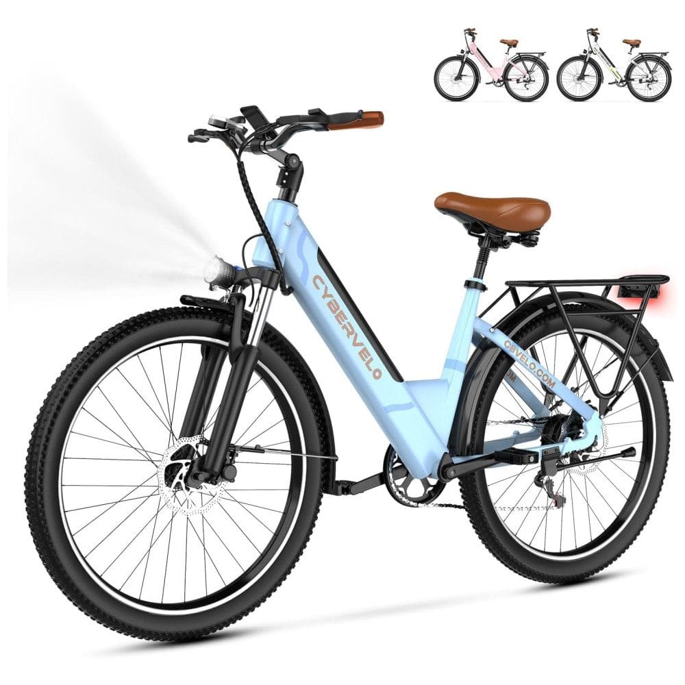 Bicicleta Elétrica Cybervelo EK2 1500W Pico, Autonomia 128km, Suspensão Completa, Freios a Disco, Tela LCD, 7 Velocidades – Aço Reforçado