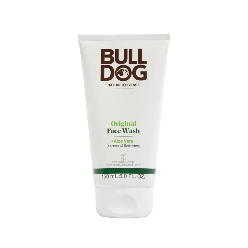 Lavagem/esfoliante facial BULLDOG autêntico 150mL para homens