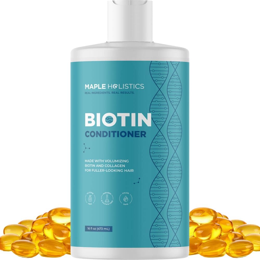 Condicionador Maple Holistics Biotina volumizante para cabelos finos