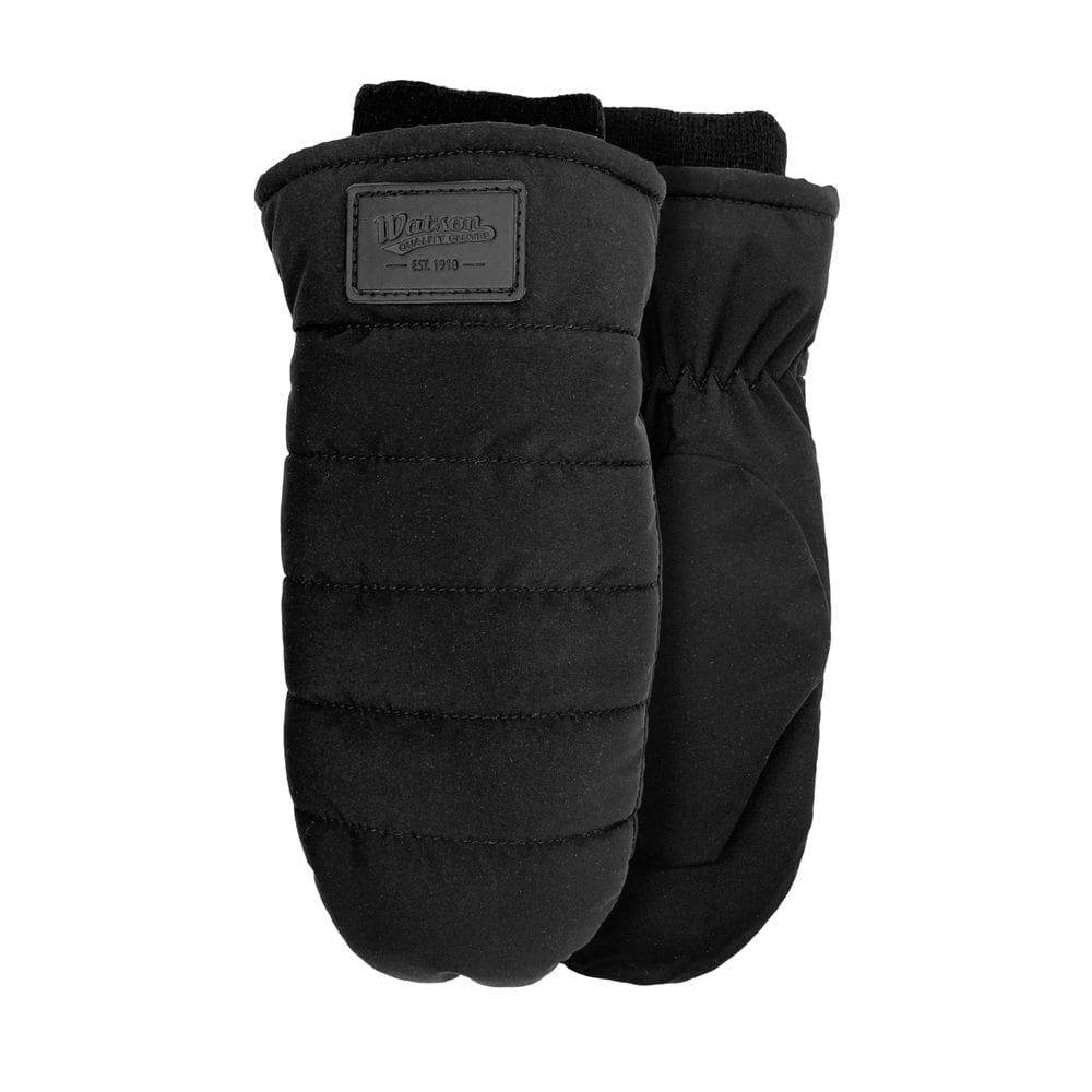 Luvas de inverno Watson Puffer Mitt, forro ecológico, preto