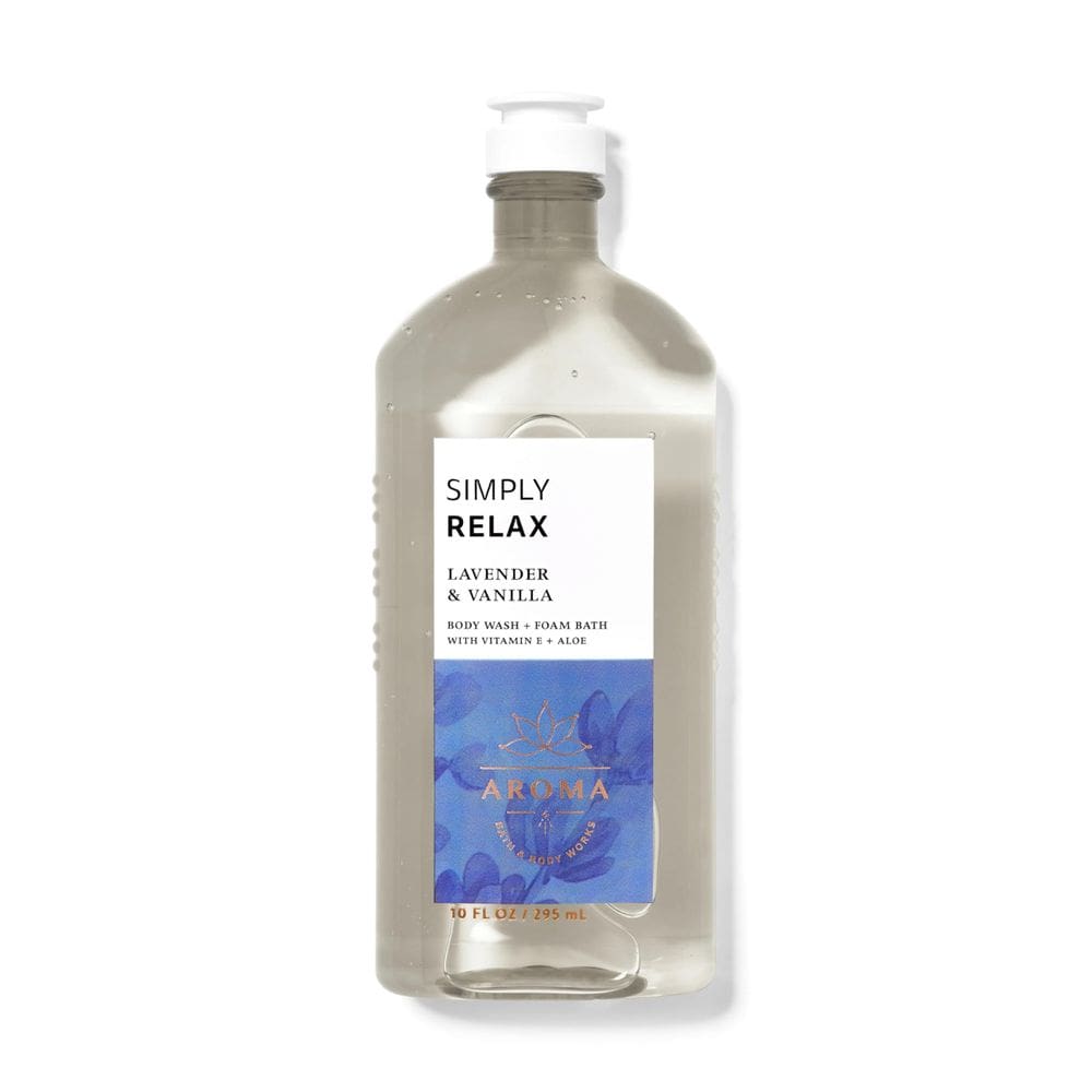 Sabonete líquido e espuma de banho Bath & Body Works Aromaterapia do sono