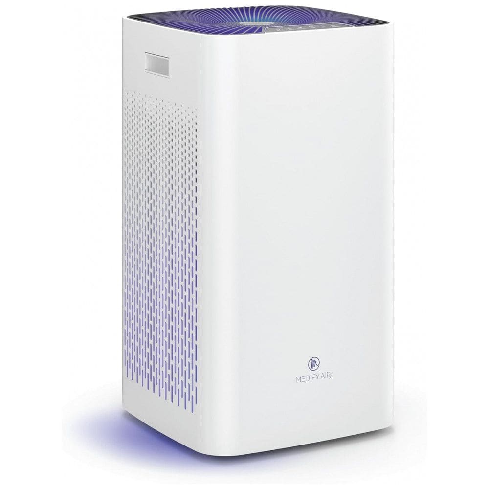 Purificador de Ar com Filtro True HEPA H14, Área até 230 m2, Medify MA112UV, Branco