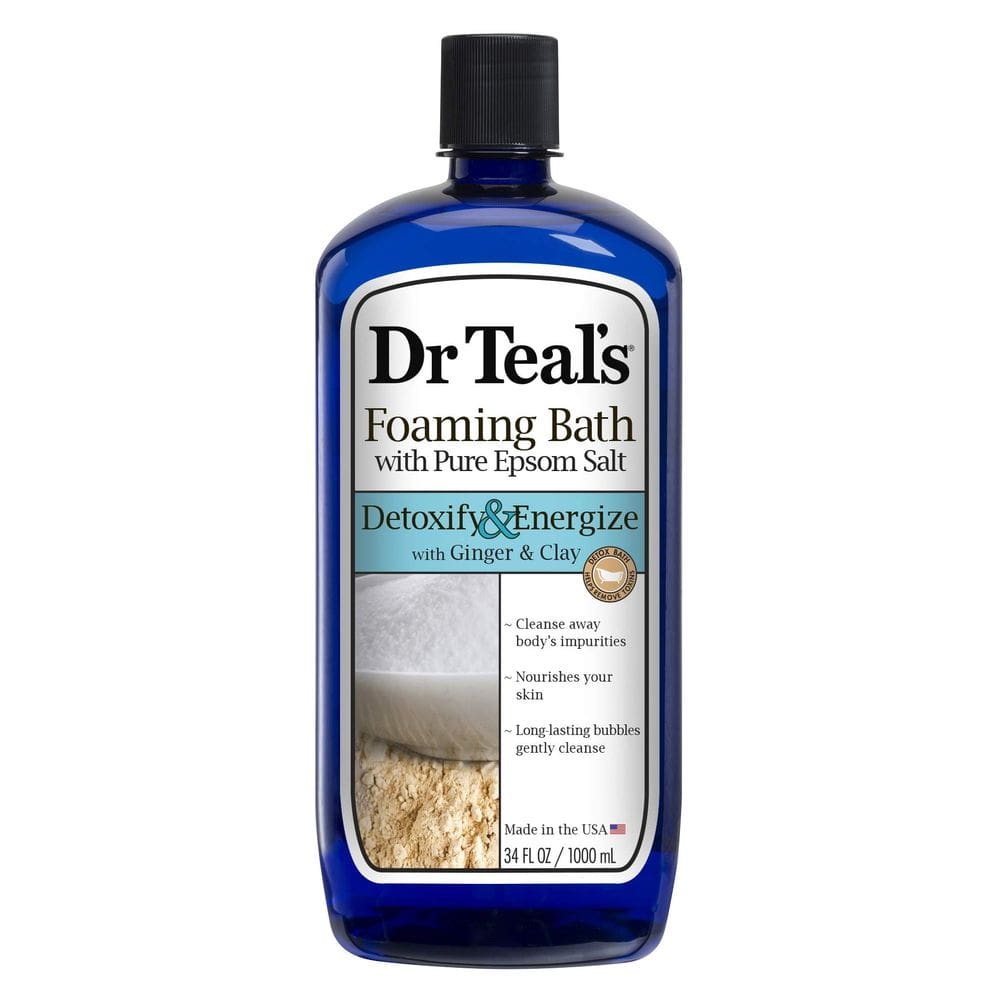 Banho de espuma Dr. Teal`s Epsom Salt Detoxify Energize 1L