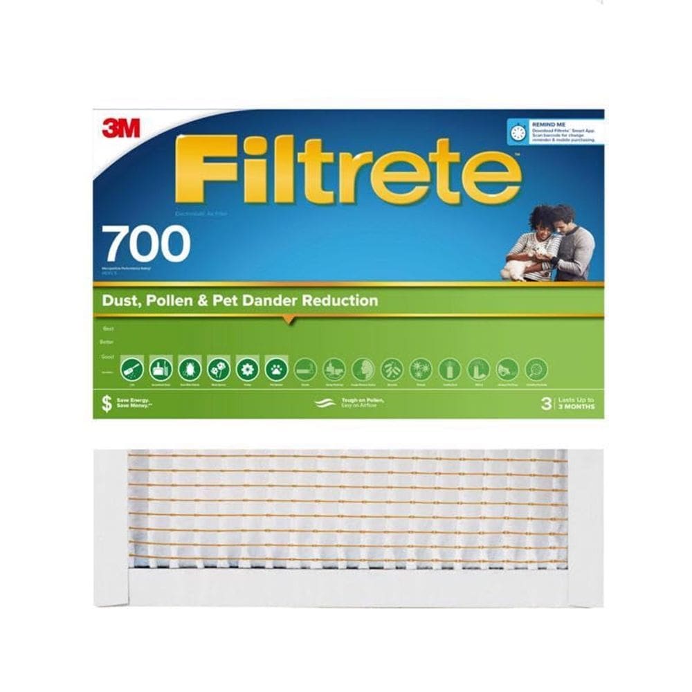 Filtro de ar Filtrete 51x51x2 cm Fiberglass 8 MERV plissado