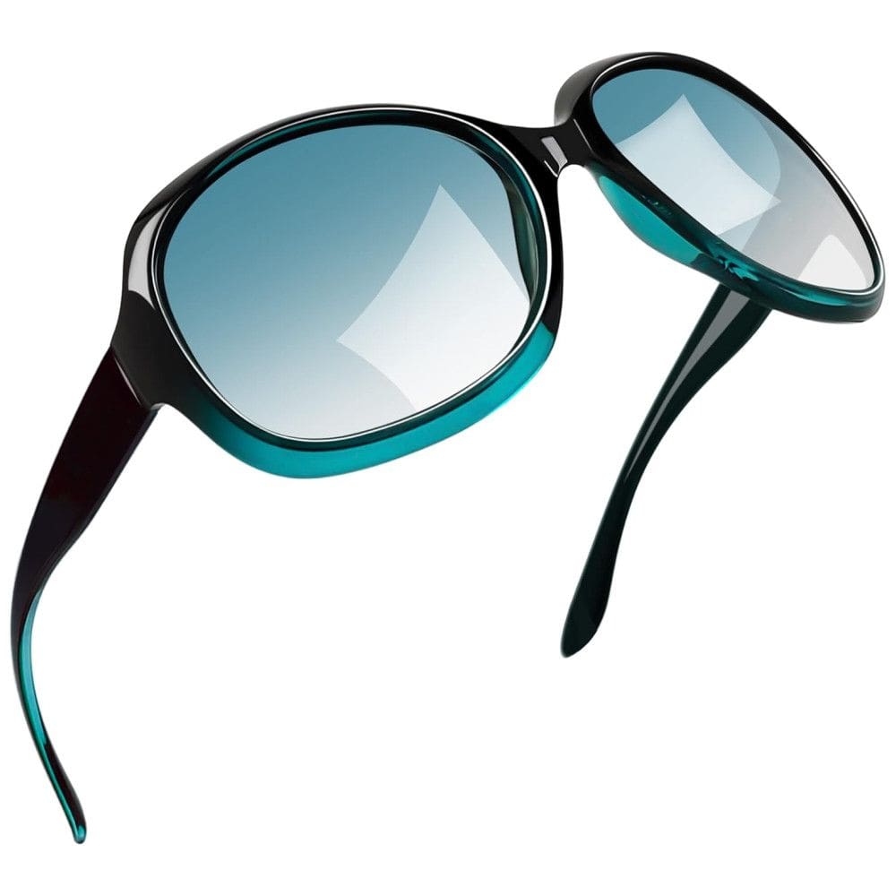 Óculos de Sol Feminino com Proteção UV, Joopin B07, Verde Gradiente