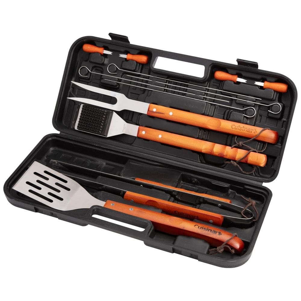 Conjunto de ferramentas de cabo de madeira 13 peças, CUISINART CGS W13, Marrom Escuro