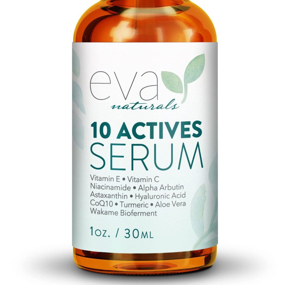 Sérum facial Eva Naturals 10 Actives Radiance 30 ml com niacinamida