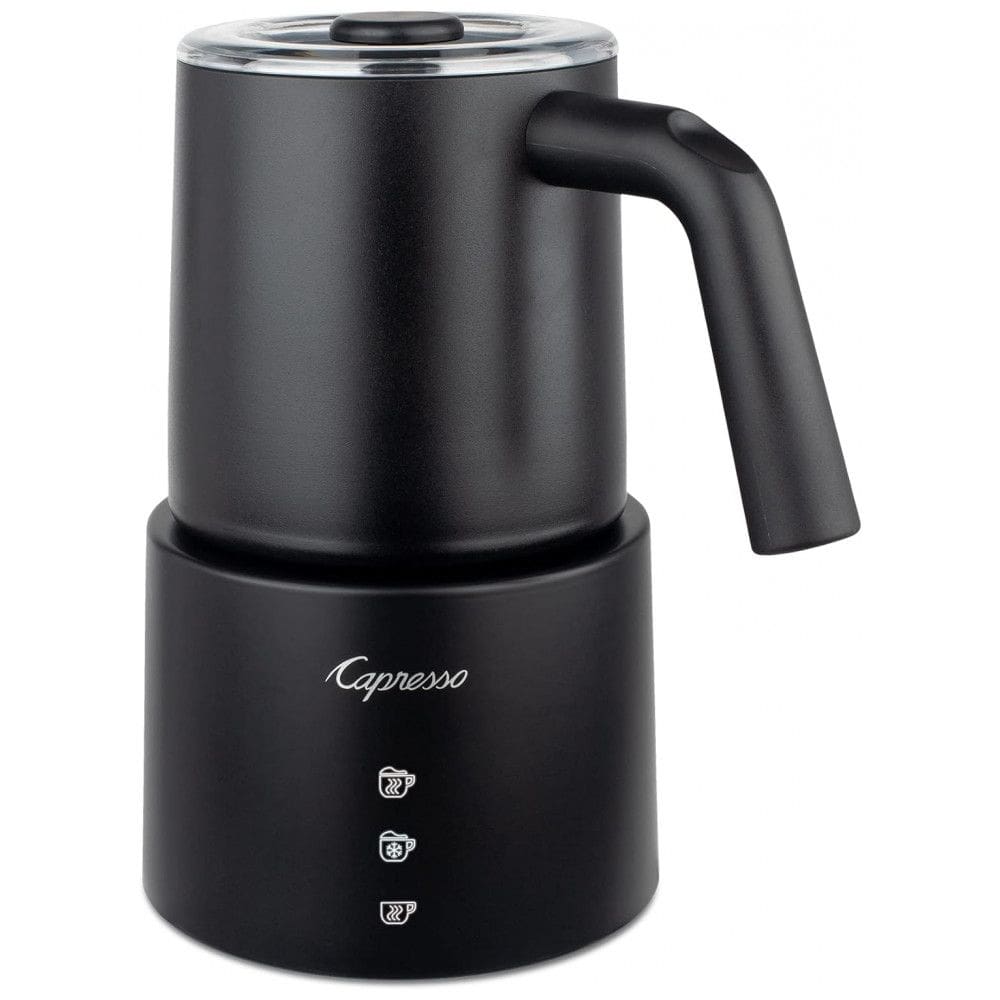 Espumador de Leite Elétrico 350 mL com 3 Configurações, 110V, Capresso, Preto