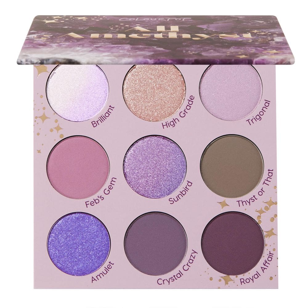Paleta ColourPop All Ametista Prensada em Pó Natural Aura