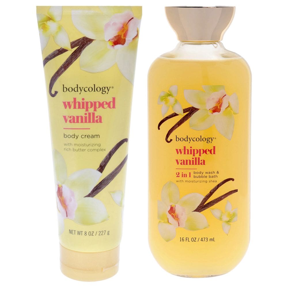 Kit de bodycologia para mulheres - Kit de creme corporal de baunilha batida para 2 unidades