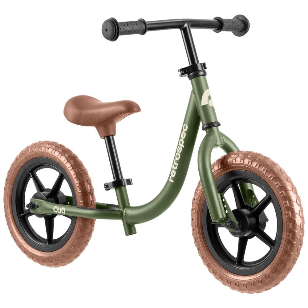 Bicicleta sem Pedal para Crianças de 2 a 5 Anos com Pneus sem Ar, Retrospec, Verde Escuro