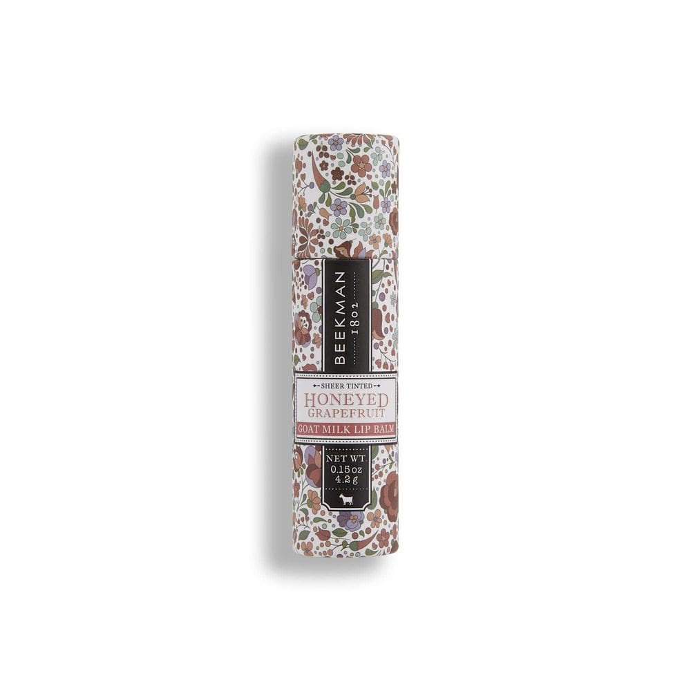 Bálsamo labial Beekman 1802 Toranja com néctar das flores colorida 4,4 mL com leite de cabra