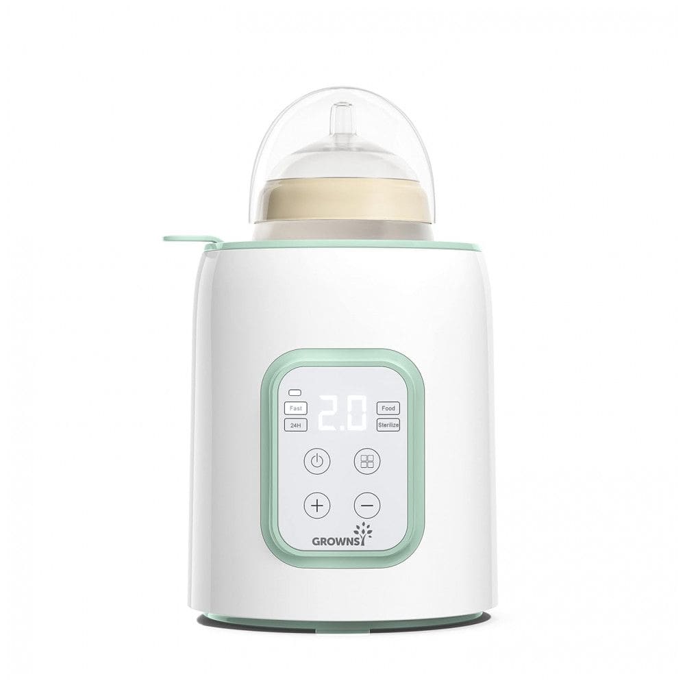 Aquecedor de Mamadeira GROWNSY, 8 em 1, Rápido e Preciso, Timer para Leite Materno ou Fórmula, Controle de Temperatura, Função de Manter