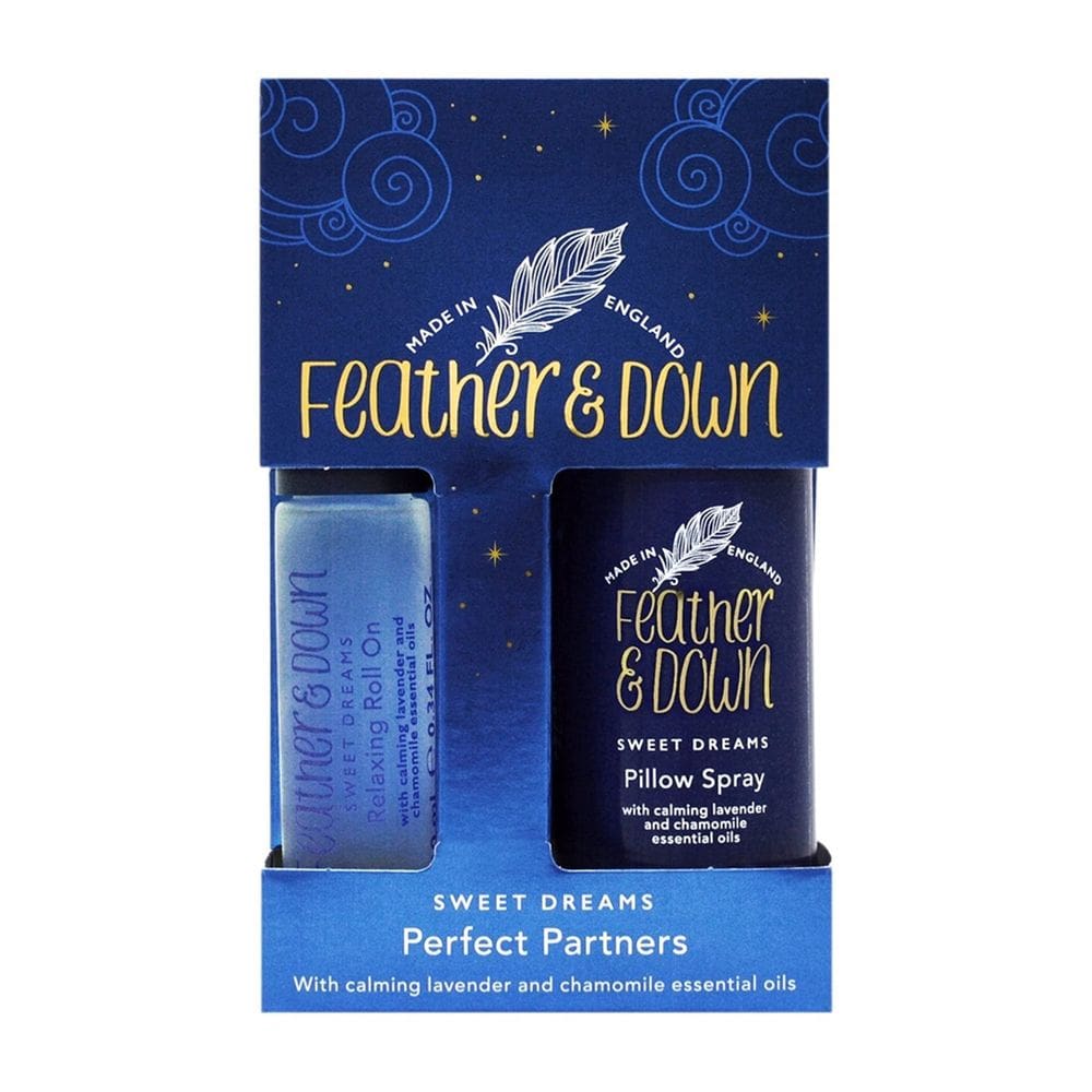 Conjunto de presentes Feather & Down Sweet Dream com lavanda e camomila