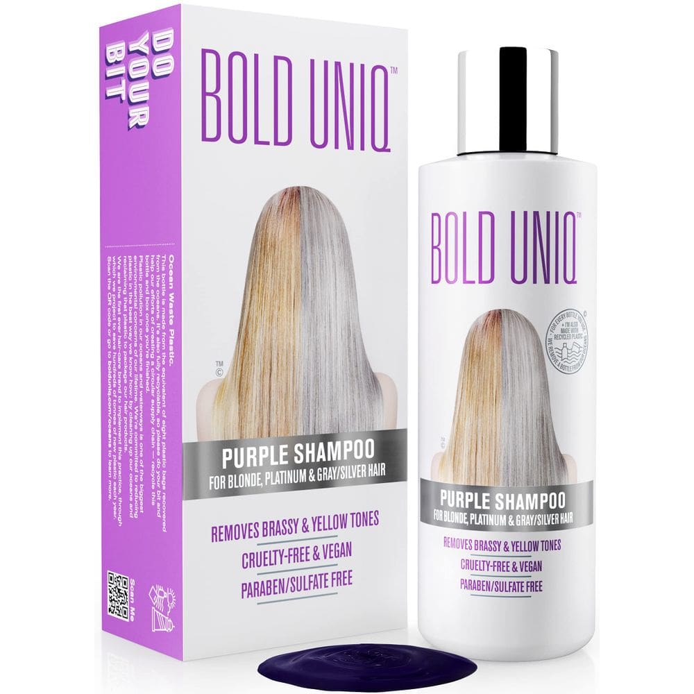 Shampoo roxo Bold Uniq Remove Yellow Tones 240mL