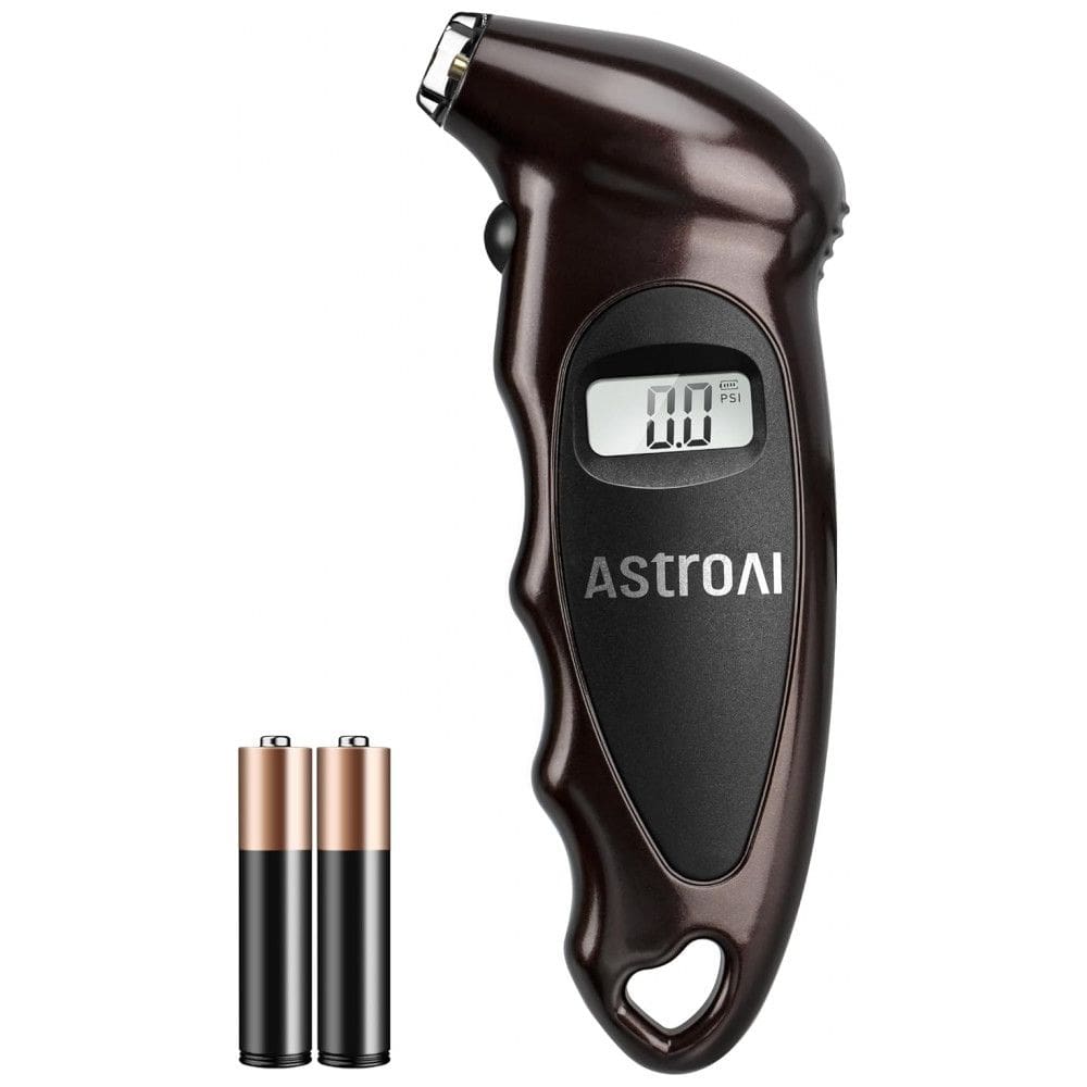 Calibrador Digital de Pressão de Pneus AstroAI com Bateria AAA Substituível, 150 PSI 4 Configurações para Carro, Caminhão, Bicicleta