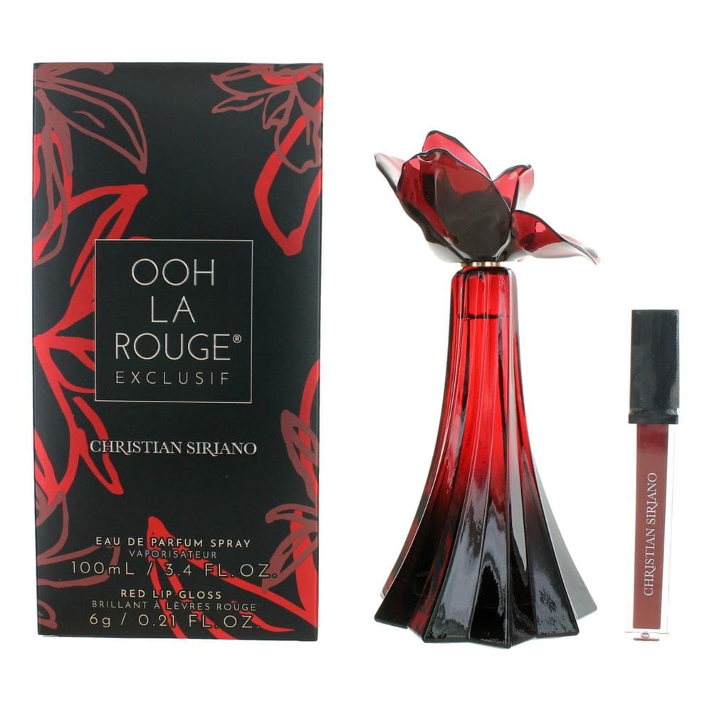 Conjunto de perfume para presente Christian Siriano Ooh La Rouge Exclusif
