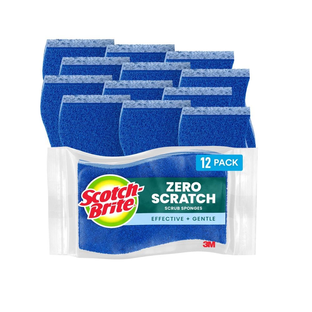 Esponja de limpeza Scotch-Brite Zero Scratch 12 Esponjas de cozinha