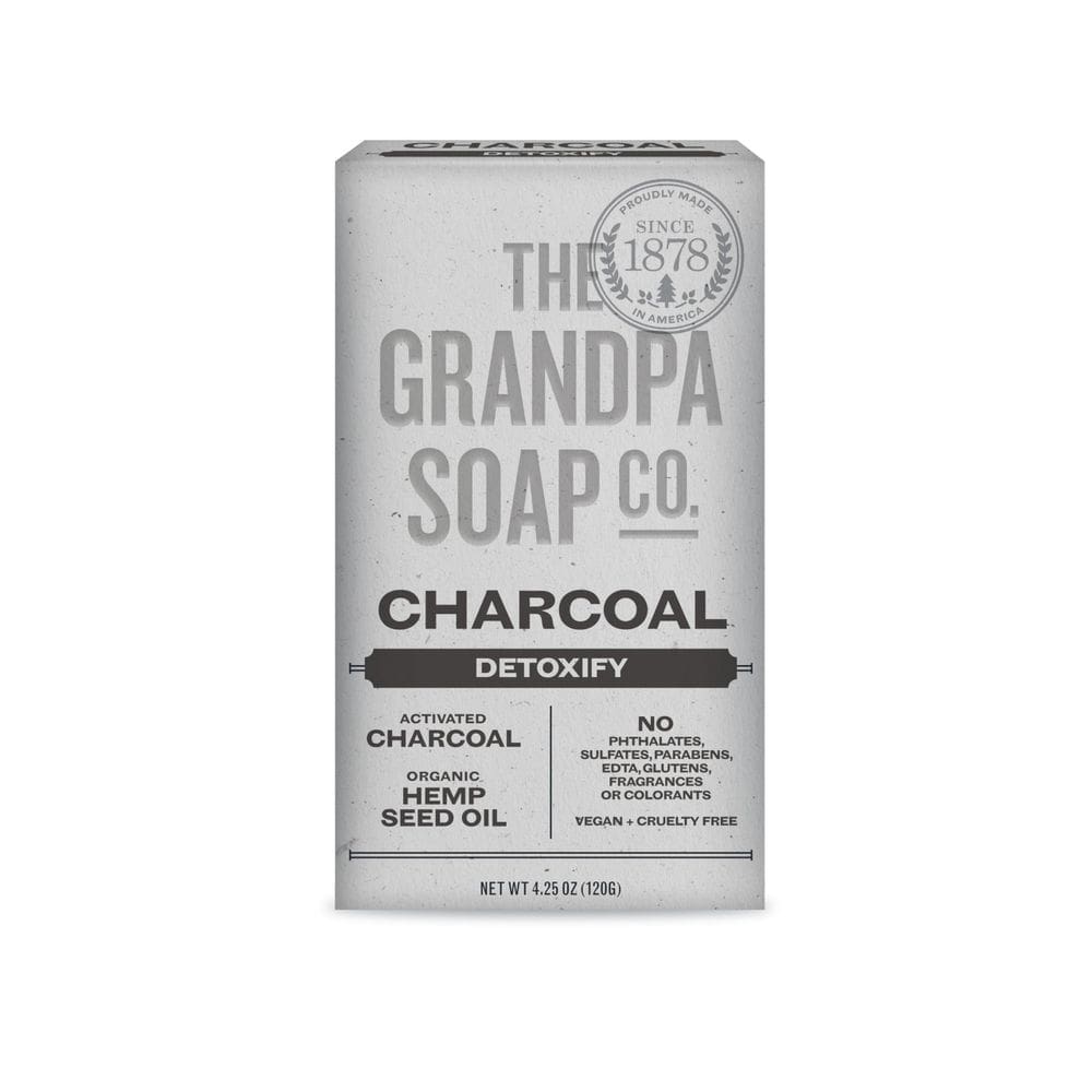 Sabonete Grandpa`s Face & Body Bar Carvão Vegetal 125mL