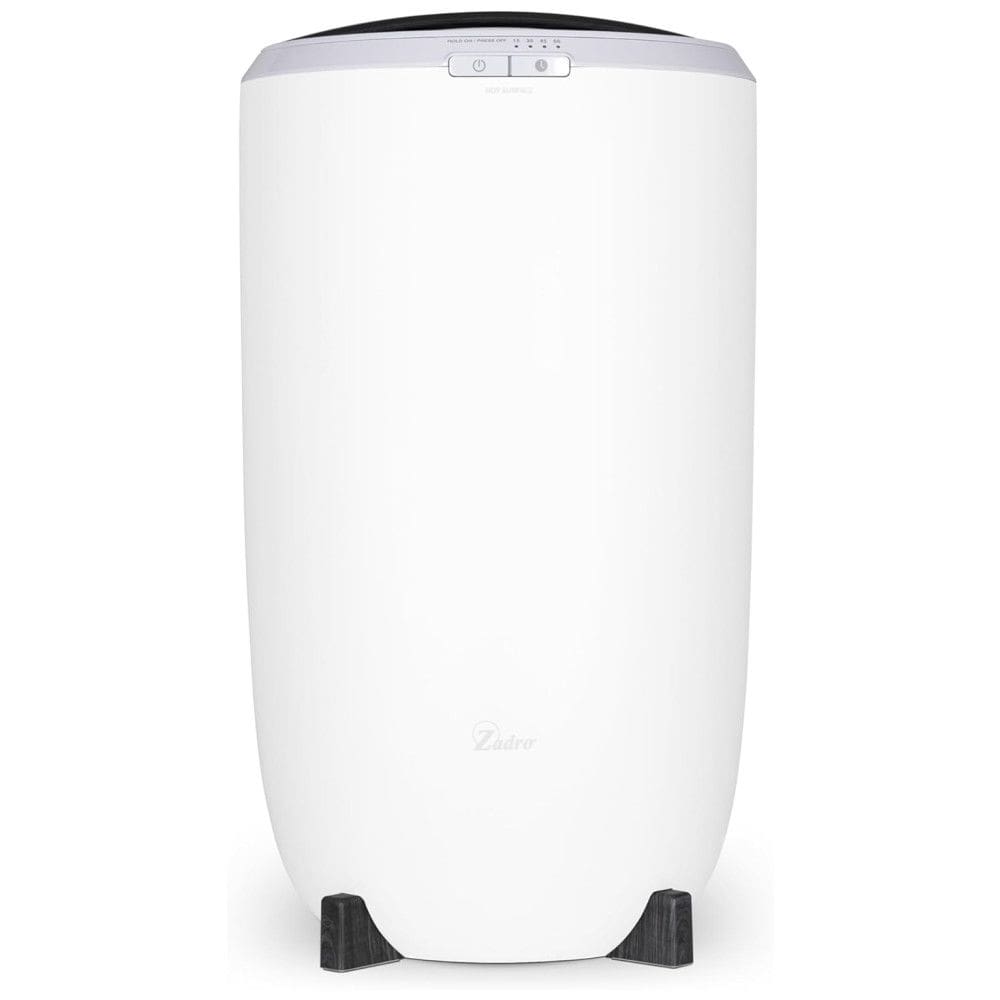 Aquecedor de Toalha Elétrico 20L com 4 Configurações de Temporizador, 110V, Zadro, Branco e Preto